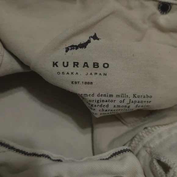 Adriano Goldschmied Denim Jeans 33x34 Kurabo Japan Selvage Denim